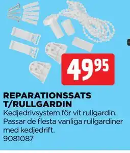 Jem&Fix REPARATIONSSATS T/RULLGARDIN erbjuda