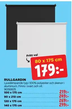 Jem&Fix RULLGARDIN erbjuda
