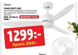 Jem&Fix TAKFLÄKT LED erbjuda