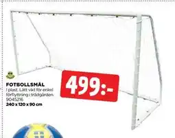 Jem&Fix FOTBOLLSMÅL erbjuda