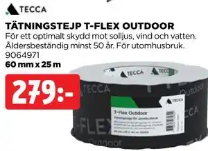 Jem&Fix TÄTNINGSTEJP T-FLEX OUTDOOR erbjuda