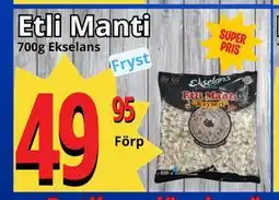 Supergrossen Etli Manti erbjuda