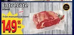 Supergrossen Entrecôte erbjuda