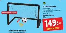 Jem&Fix FOTBOLLSMÅL erbjuda
