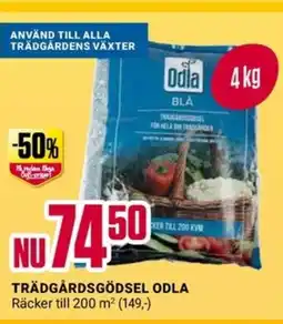 ÖoB TRÄDGÅRDSGÖDSEL ODLA erbjuda