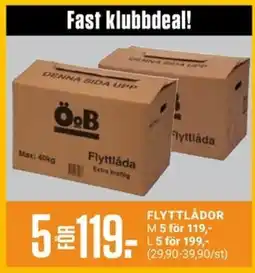 ÖoB Flyttlådor erbjuda