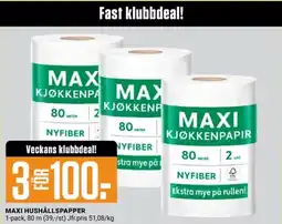 ÖoB Maxi hushållspapper erbjuda