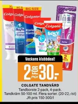 ÖoB Colgate tandvård erbjuda