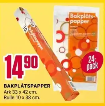 ÖoB Bakplåtspapper erbjuda