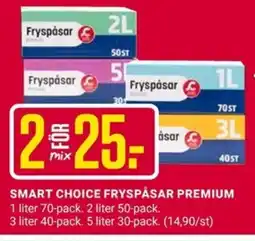 ÖoB Smart choice fryspåsar premium erbjuda