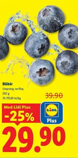 Lidl Blåbär erbjuda