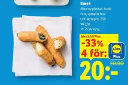 Lidl Burek erbjuda