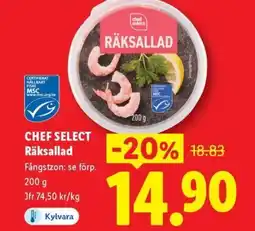 Lidl CHEF SELECT Räksallad erbjuda