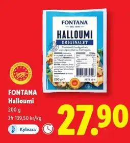 Lidl FONTANA Halloumi erbjuda