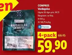 Lidl COMPASS Vardagslax erbjuda