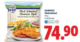 Lidl ALPENFEST Fläskschnitzel erbjuda