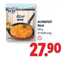 Lidl ALPENFEST Rösti erbjuda