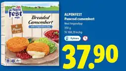 Lidl ALPENFEST Panerad camembert erbjuda