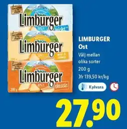 Lidl LIMBURGER Ost erbjuda