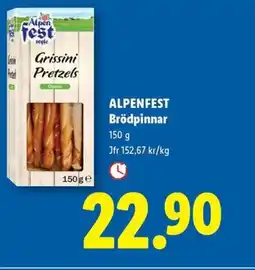 Lidl ALPENFEST Brödpinnar erbjuda