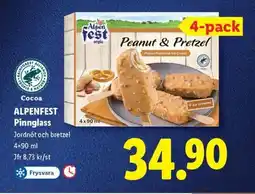 Lidl ALPENFEST Pinnglass erbjuda