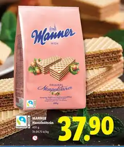 Lidl MANNER Hasselnötsrån erbjuda