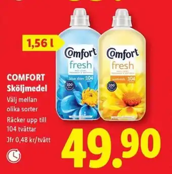 Lidl COMFORT Sköljmedel erbjuda
