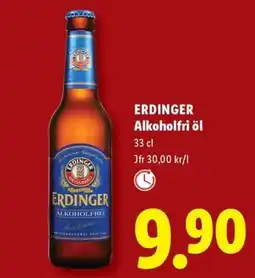 Lidl ERDINGER Alkoholfri öl erbjuda