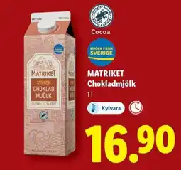 Lidl MATRIKET Chokladmjölk erbjuda
