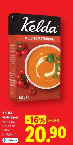 Lidl KELDA Matsoppor erbjuda