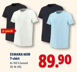 Lidl ESMARA MEN T-shirt erbjuda