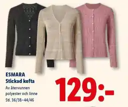 Lidl ESMARA Stickad kofta erbjuda