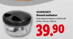 Lidl SILVERCREST Manuell multimixer erbjuda