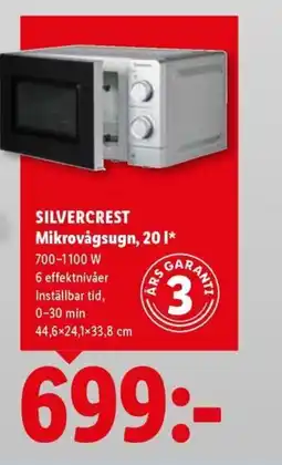 Lidl SILVERCREST Mikrovågsugn erbjuda