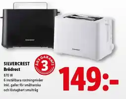 Lidl SILVERCREST Brödrost erbjuda