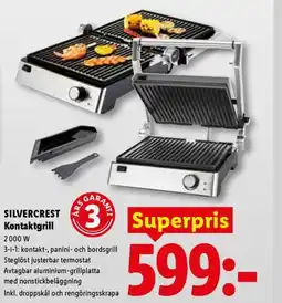 Lidl SILVERCREST Kontaktgrill erbjuda