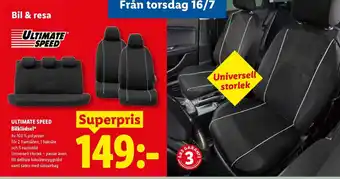 ULTIMATE SPEED Bilklädsel