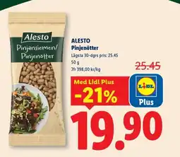 Lidl ALESTO Pinjenötter erbjuda