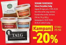 Lidl JOHAN JURESKOG Såser/krydda/talg erbjuda