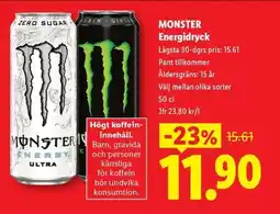 Lidl MONSTER Energidryck erbjuda