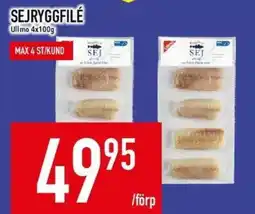 Matdax Ullmo Sejryggfilé erbjuda