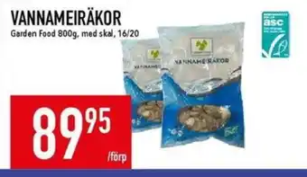 Matdax Vannameiräkor erbjuda