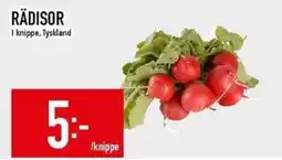 Matdax Rädisor erbjuda