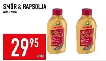Matdax Arla Smör & rapsolja erbjuda