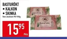 Matdax Basturökt Kalkon • skinka erbjuda