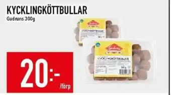 Matdax Gudruns Kycklingköttbullar erbjuda