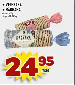 Matdax Garant Vetekaka • rågkaka erbjuda