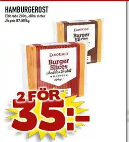 Matdax Eldorado Hamburgerost erbjuda