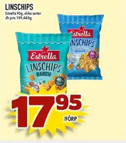 Matdax Estrella Linschips erbjuda
