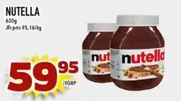 Matdax Nutella erbjuda